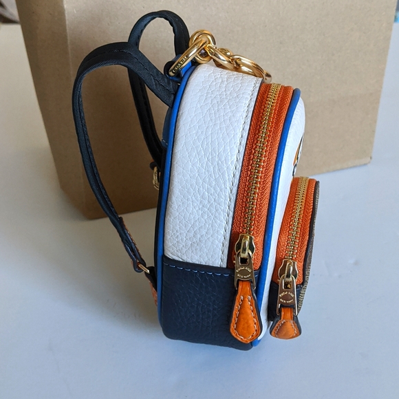 Coach Bags Coach Mini Court Backpack Bag Charm In Signature Canvas With Coach Stamp Poshmark